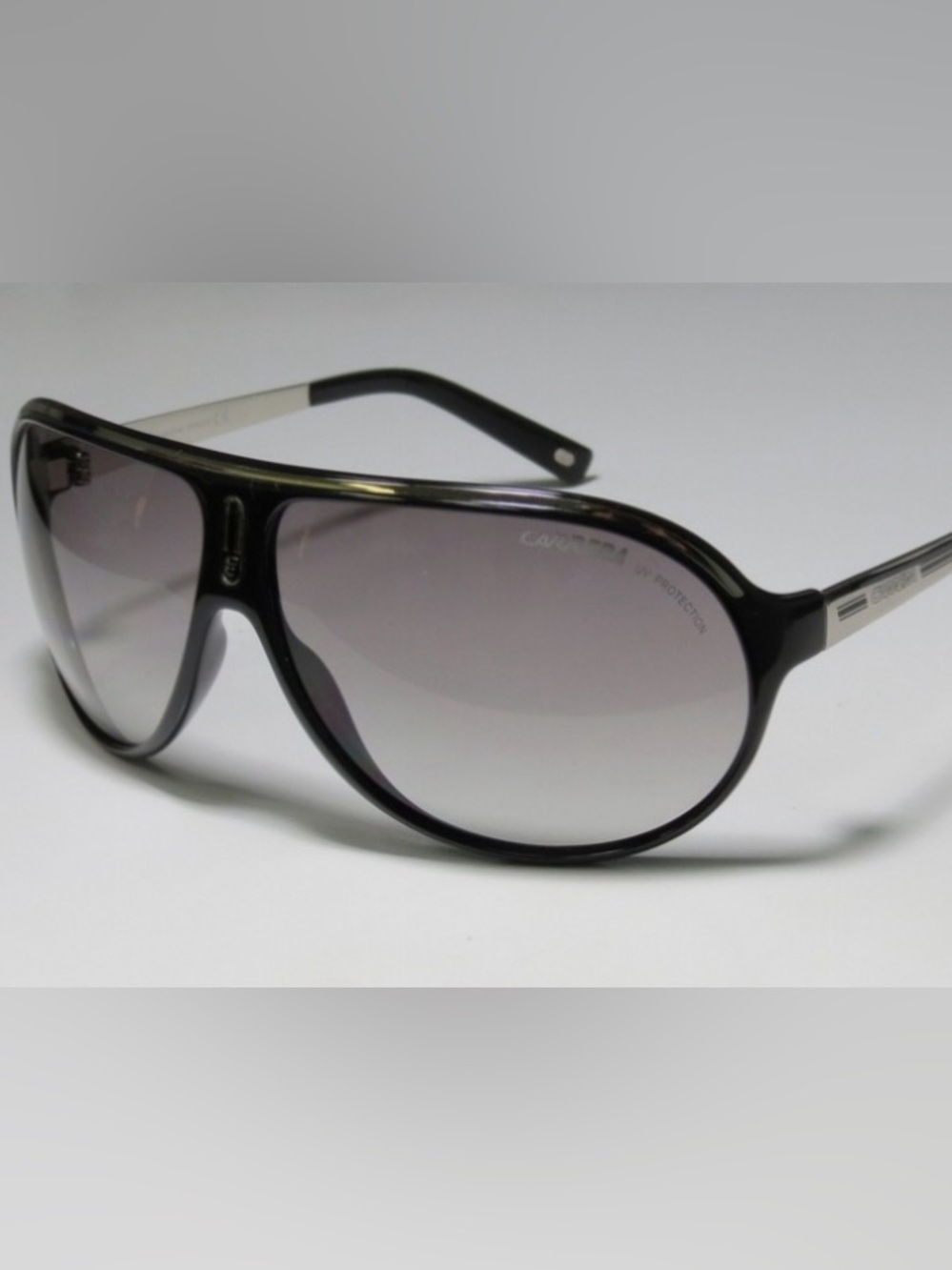 Carrera Rush RMGN3 Women's Black Frame with Gray Gradient Lenses Sunglasses